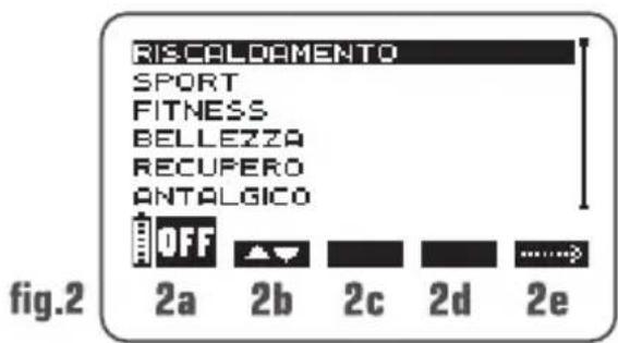COMPEX Performance - Selezione di una categoria di programmi - 1