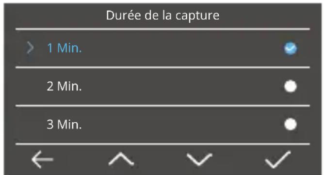 Akaso SEEMOR-200 - Durée de la capture - 2