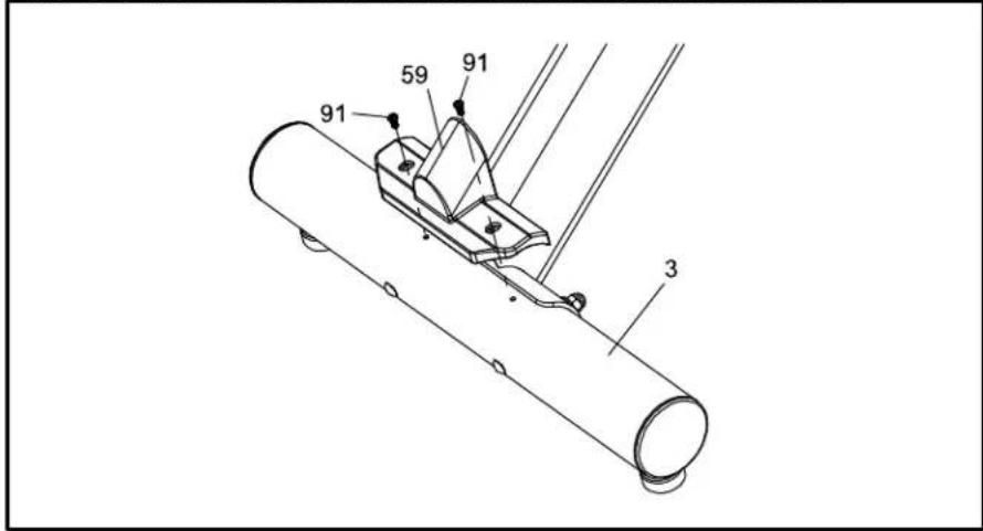 Sole Fitness SB900 - COUVERCLE DU STABILISATEUR ARRIERE - 1