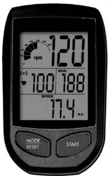 Sole Fitness SB700 - FONCTIONNEMENT DE VOTRE CYCLE-EXERCISEUR INTÉRIEUR FAMILIARISEZ-VOUS AVEC LE TABLEAU DE COMMANDE - 2