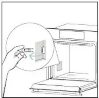 CANDY CA6 N5G3YTB - Changing the lateral bulb: - 3