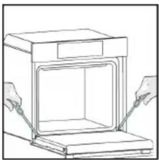 CANDY CA6 N5G3YTB - EXTERIOR DEL HORNO: retirada y limpieza de la puerta de cristal - 8