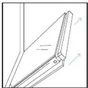 CANDY CA6 N5G3YTB - OUTSIDE THE OVEN: removal and cleaning the glass door - 4