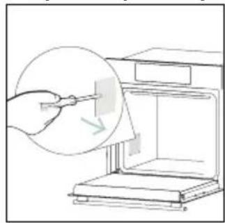 CANDY CA6 N5G3YTB - Changing the lateral bulb: - 2