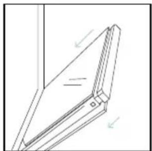 CANDY CA6 N5G3YTB - OUTSIDE THE OVEN: removal and cleaning the glass door - 8