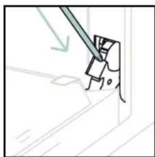 CANDY CA6 N5G3YTB - OUTSIDE THE OVEN: removal and cleaning the glass door - 10