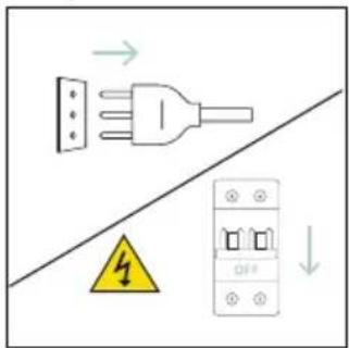 CANDY CA6 N5G3YTB - Changing the bulb on top: - 1