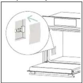 CANDY CA6 N5G3YTB - Changing the lateral bulb: - 5