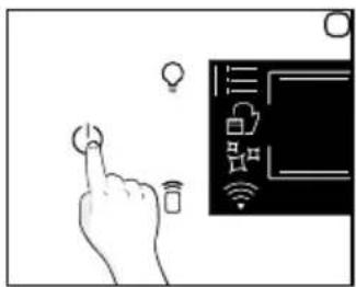 CANDY CA6 N5G3YTB - SWITCHING ON/OFF THE OVEN - 1