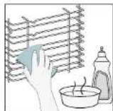 CANDY CA6 NP5B3EHTB - CLEANING OF SIDE RACKS: - 2