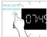 CANDY CA6 NP5B3EHTB - Hoe de statusbalk werkt - 11