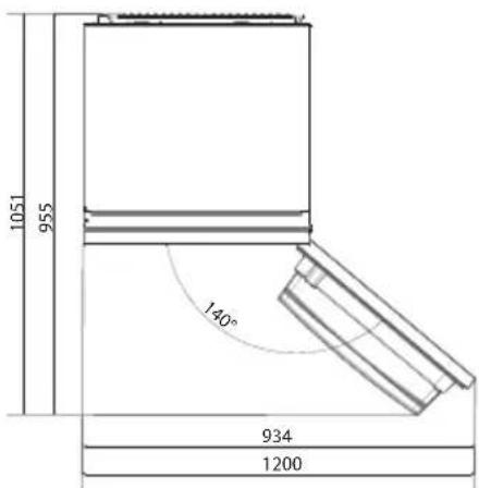 CANDY CBL3518ECM - Prostorske zahteve - 1