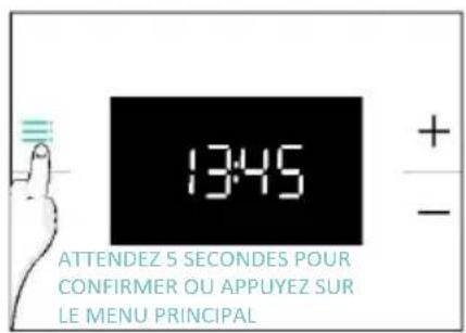 CANDY CA6 N3T1HTB - RÉGLAGE DE L'HORLOGE - 3