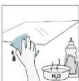 CANDY CA6 NP5B3CTB - ORKAITĖS IŠORĖ: stiklinių durellų išėmimas ir valymas - 6