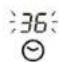 CANDY CETPS64SCWFITT/1 - Setting the timer to turn one cooking zone off - 3