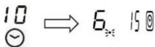 CANDY CIH6I4CE - If the timer is set on more than one zone: - 2