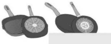 CANDY CIH6I4CE - Batería de cocina para placas de inducción - 3