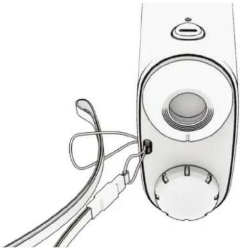 GARMIN Approach Z30 - Fixation d'un cordon - 1