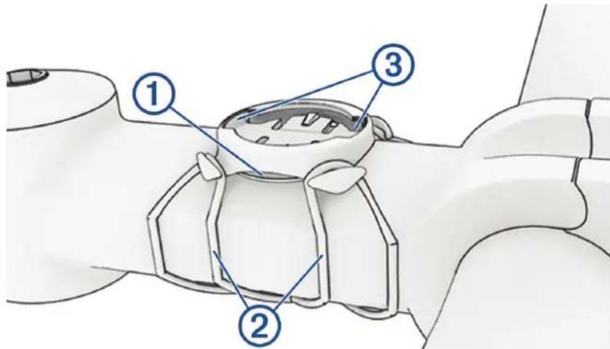 GARMIN Edge 1050 - Installation du support de fixation standard - 1