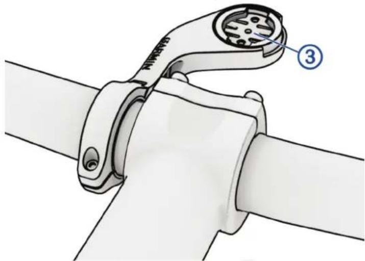 GARMIN Edge 1050 - Installation du support avant - 2