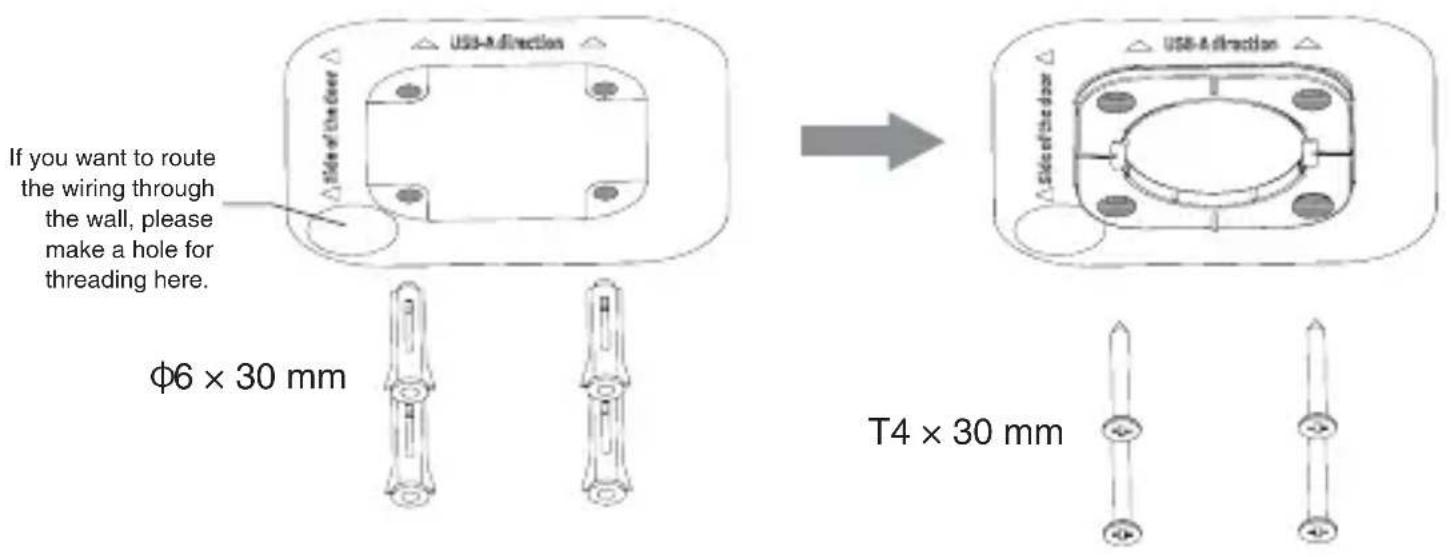 Yealink RoomSensor Pro - Install using expansion screws - 1