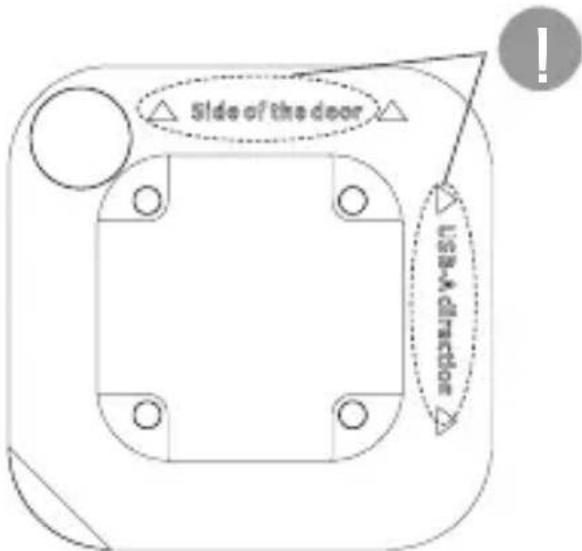 Yealink RoomSensor Pro - Positionierungsaufkleber anbringen - 1