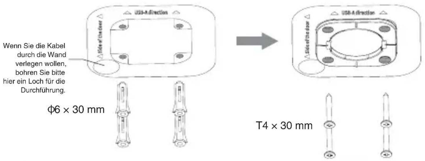 Yealink RoomSensor Pro - Installation mit Spreizschraube - 1