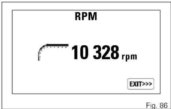 RPM 10 328 rpm EXIT>>> Fig. 86