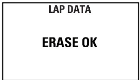 LAP DATA ERASE OK