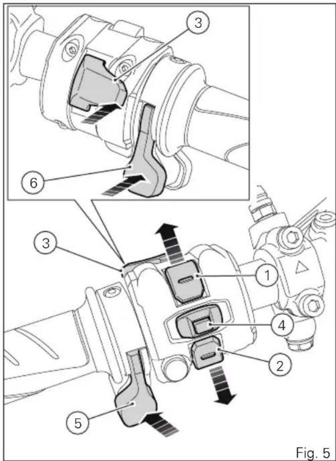 DUCATI 1299 Superleggera (2017) - Boutons fonctionnels - 1