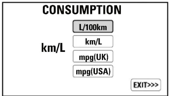 DUCATI 1299 Superleggera (2017) - Configuration des unités de mesure - 8