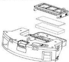 Concept RoboCross VR3300 - Cleaning the filter grid (clean regularly) - 1