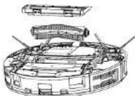 Concept RoboCross VR3300 - Spazzola principale (da pulire regolarmente) - 1