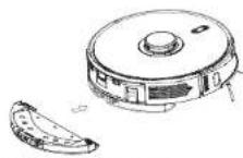 Concept Perfect Clean VR3450 - Installing the wiping module - 3