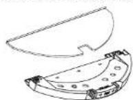Concept Perfect Clean VR3450 - Installing the wiping module - 1