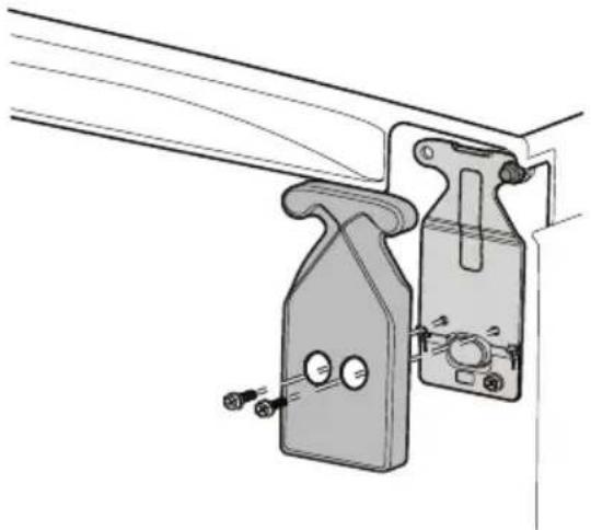 FRIGIDAIRE FFFU13F2VV - Lorsque vous vissez la charnière inférieure : - 9