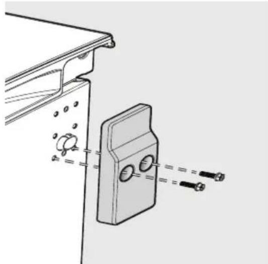 FRIGIDAIRE FFFU13F2VV - Lorsque vous vissez la charnière inférieure : - 3