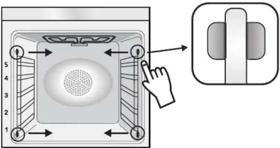 CANDY FCE828VX WIFI/E - REMOVING AND CLEANING WIRE RACKS - 1