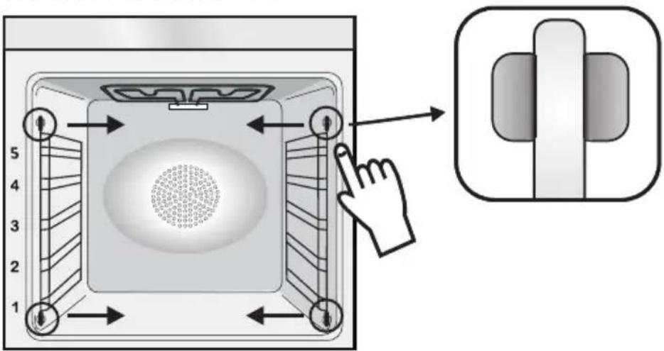 CANDY FCE828VX WIFI/E - RIMOZIONEE PULIZIA DELLE SCAFFALATURE A FILO - 1