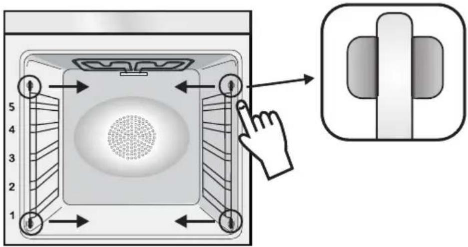 CANDY FCE828VX WIFI/E - RETRAIT ET NETTOYAGEDESGRILLES - 1
