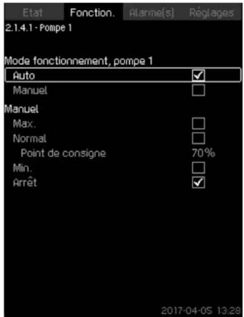 Grundfos Control MPC - Plage de réglage - 1