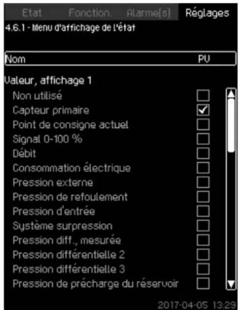 Grundfos Control MPC - Plage de réglage - 1