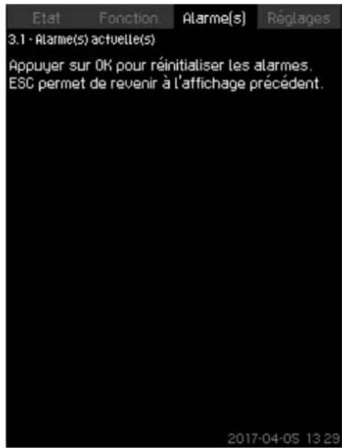 Grundfos Control MPC - Alarme(s) actuelle(s) (3.1) - 1