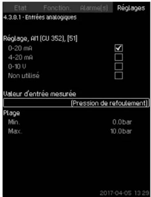 Grundfos Control MPC - Réglage via le panneau de commande - 1