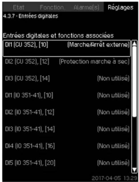 Grundfos Control MPC - Entrées digitales (4.3.7) - 1