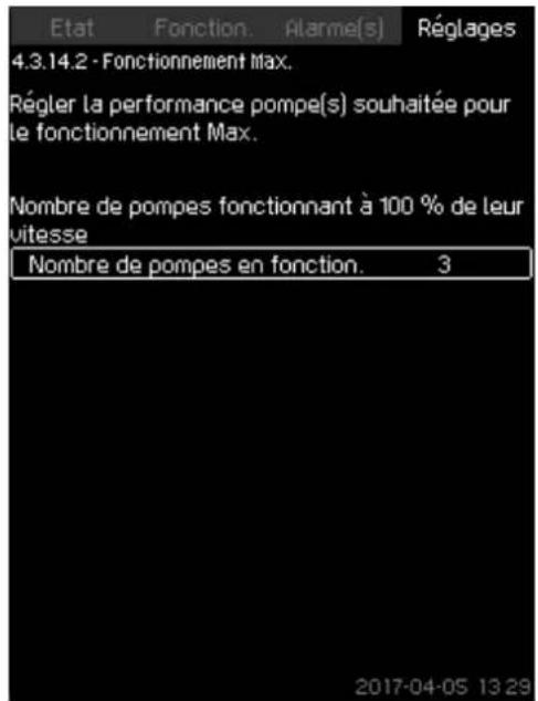 Grundfos Control MPC - Réglage via le panneau de commande - 1