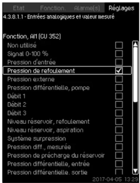 Grundfos Control MPC - Réglage via le panneau de commande - 2