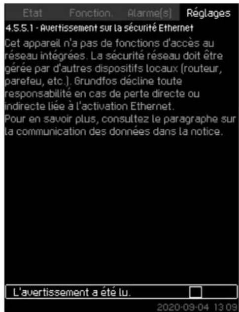 Grundfos Control MPC - Réglage via le panneau de commande - 1