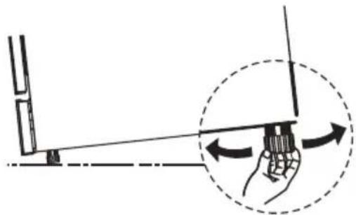 EDESA EDW-6230 WH - Nivelando o aparelho - 1