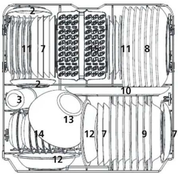 EDESA EDW-6230 WH - Lower basket: - 1